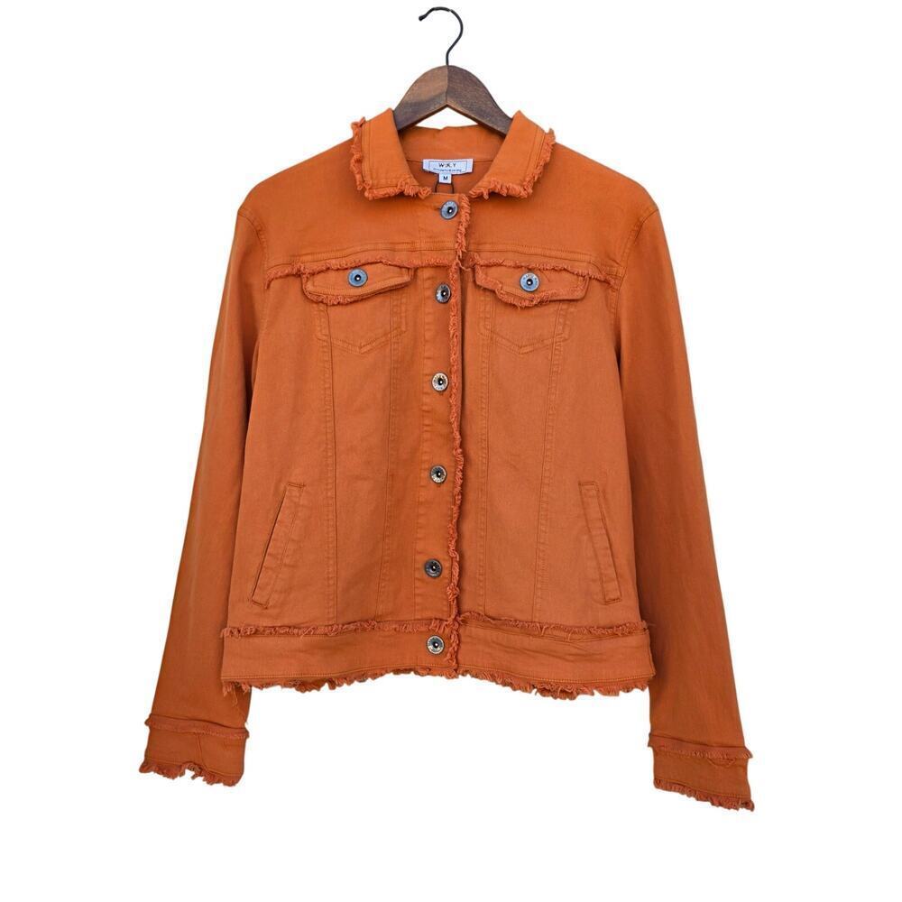 W.A.Y Wonderful & Young Cotton Twill Jacket Rust Size M NWT